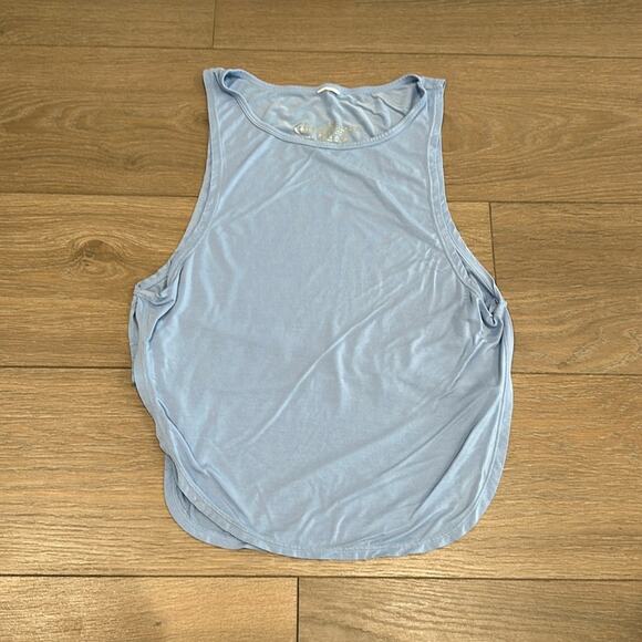 ZYIA ACTIVE Light Blue Cornflower Swivel Open Sides Active Soft Tank Top Size XS - Picture 2 of 11